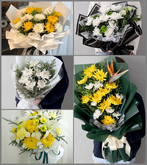广西贺州八步区里松镇白事花束代送